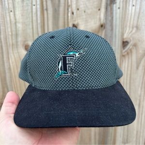 Vintage Florida Marlins MLB Snapback Hat Adjustable
